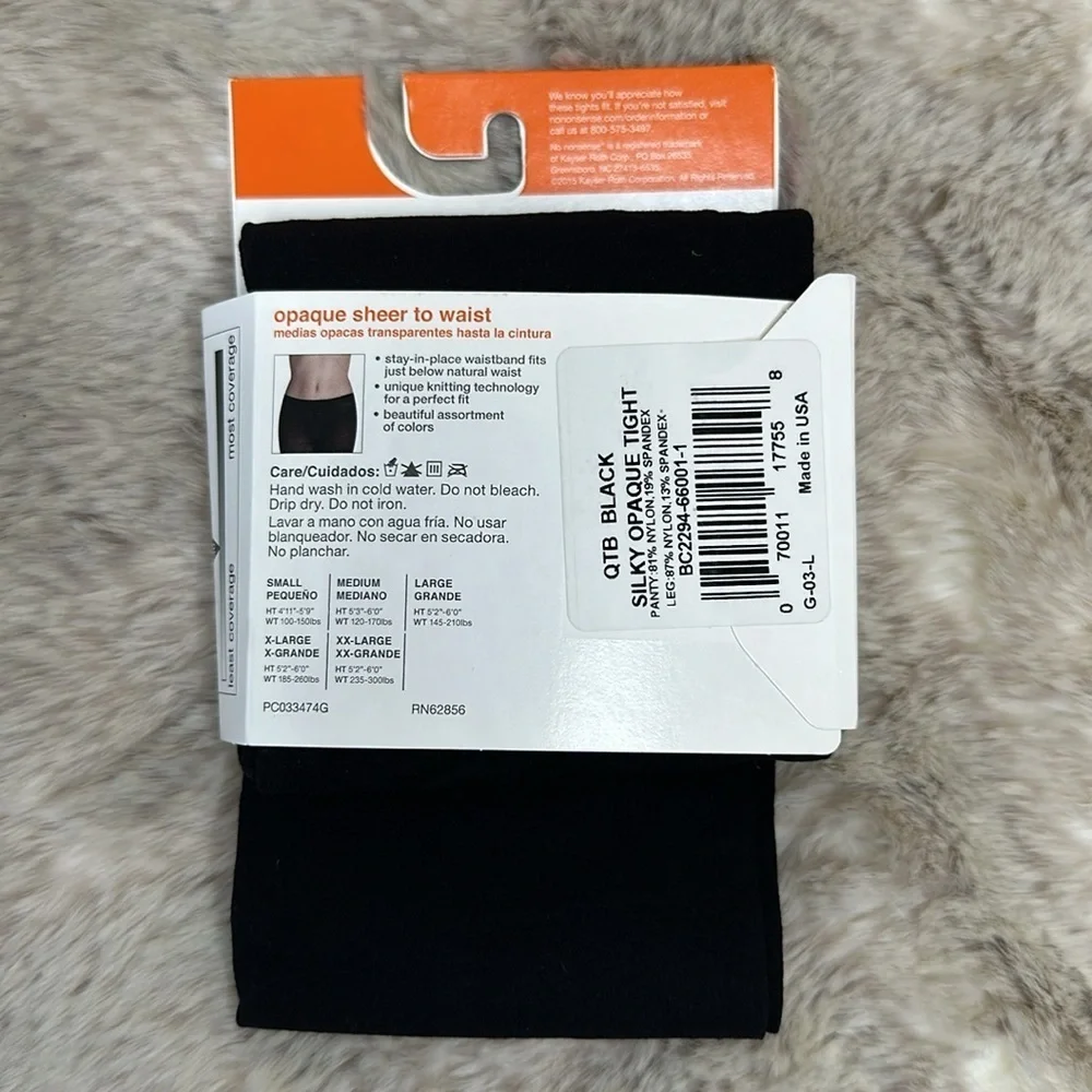 Hanes | No Nonsense | Sheer to Waist Tights with Smarttemp Technology, Size S